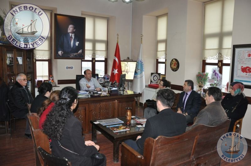 Hseyin Avni lkokulundan Belediyemize Teekkr Ziyareti