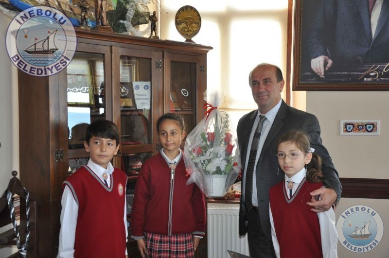 lkretim Haftas Dolaysyla Mustafa erbeti lkokulundan Ziyaret